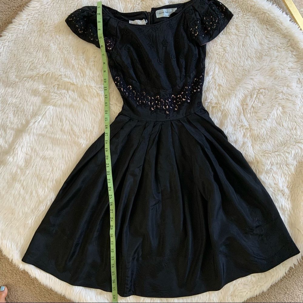 Xs Vintage black Irene Sargent Oakland Topsey Original Dress